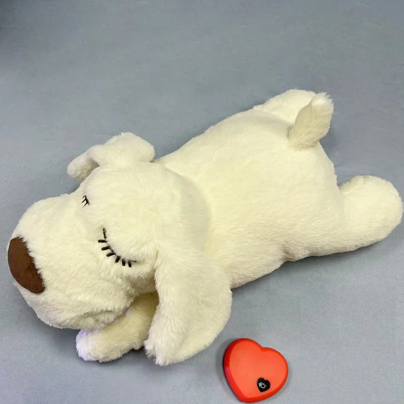 Accompany Heartbeat Warm Bag Plush Toys Anxiety Companion Interactive