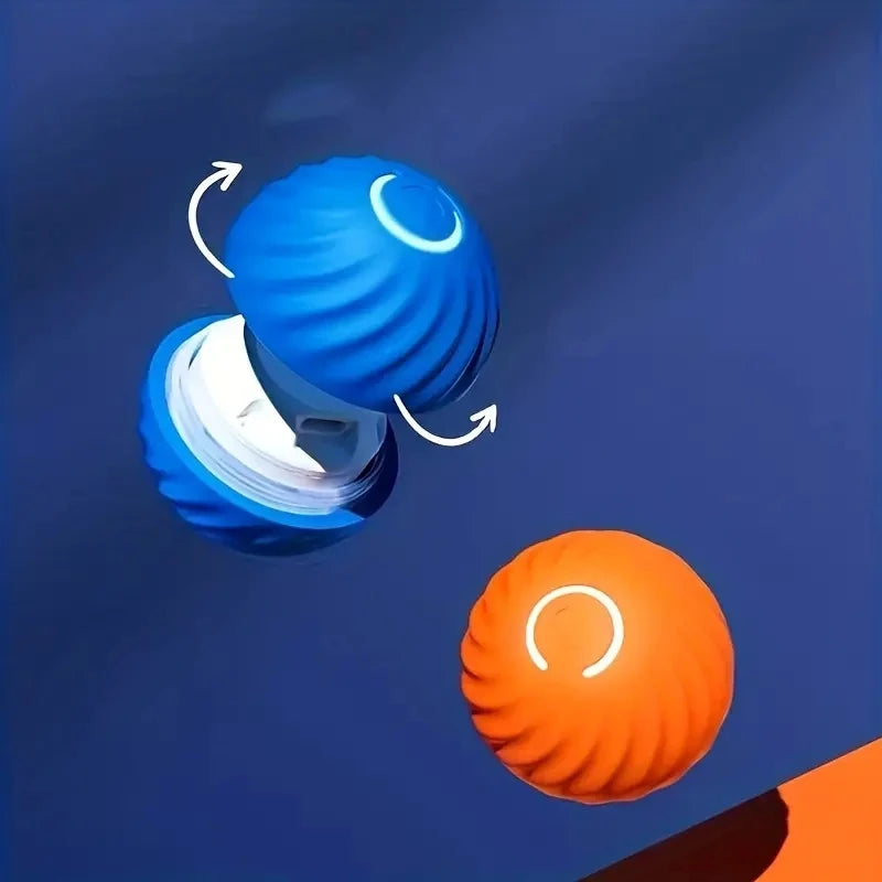 Automatic Rolling Smart Kitten Electric Toy Ball Self Moving Dog Training for Training and Play