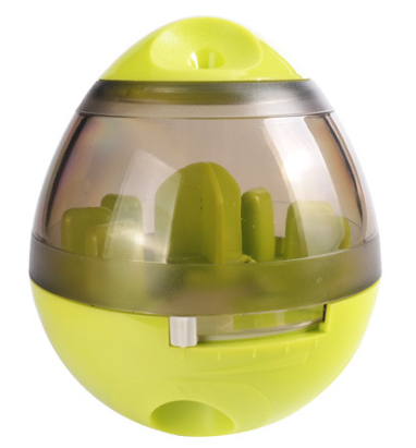 New Dog Activity Interactive Toy Dog Treat Dispenser - Green Design with Clear Window, Fun for Dogs and Their Owners