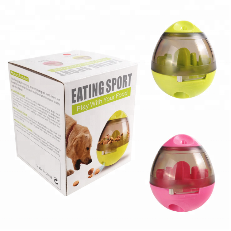 New Dog Activity Interactive Toy Dog Treat Dispenser - Green Design with Clear Window, Fun for Dogs and Their Owners