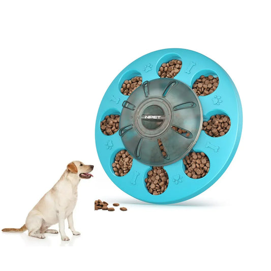 New Leakage Food Toy for Dogs - Slow Feeder IQ Training Toy, Suitable for Small, Medium, and Large Dogs, Blue Design