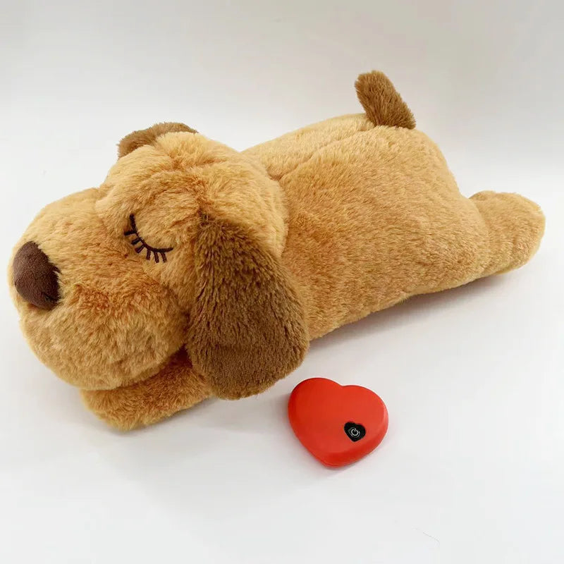 Accompany Heartbeat Warm Bag Plush Toys Anxiety Companion Interactive
